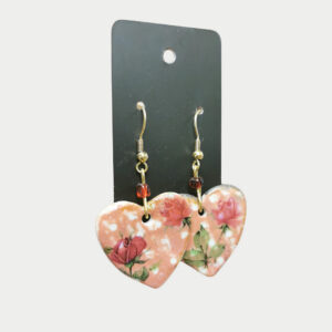 Kõrvarõngad roosa süda