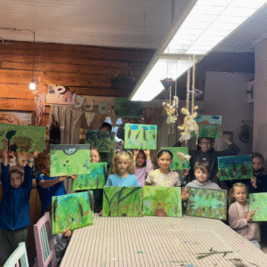 Laste meeldejääv sünnipäevapidu kunsti ja meisterdamisega Vaarikas Vahukoorega Keilas