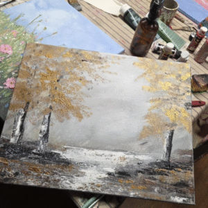 Maalimise töötuba, Pea meeldejääv sünnipäev sõpradega maalides, Vaarikas Vahukoorega Käsitöösalong Keilas