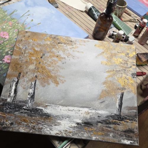 Maalimise töötuba, Pea meeldejääv sünnipäev sõpradega maalides, Vaarikas Vahukoorega Käsitöösalong Keilas